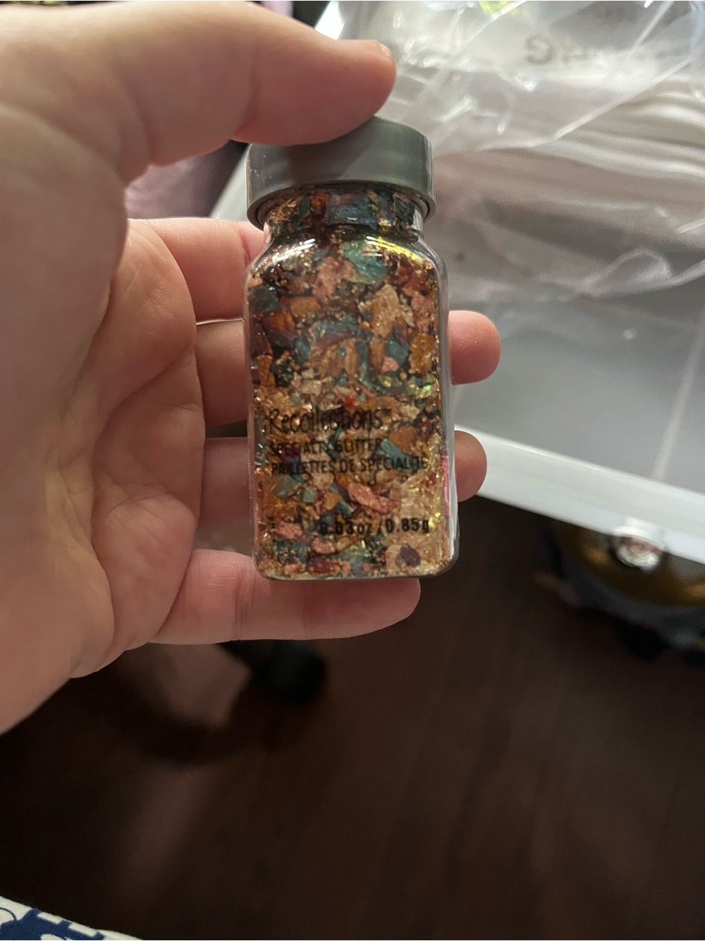 Irresistible Mixed Metallic Flake Glitter Jar - Multi Color